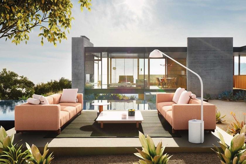 Kettal 3-х местный тканевый садовый диван Molo #42460 - Вид №1