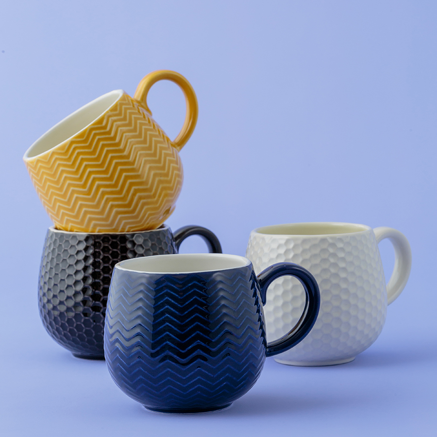 2002.145 Кружка embossed, 350 мл, кремовая Mason Cash  - Вид №2