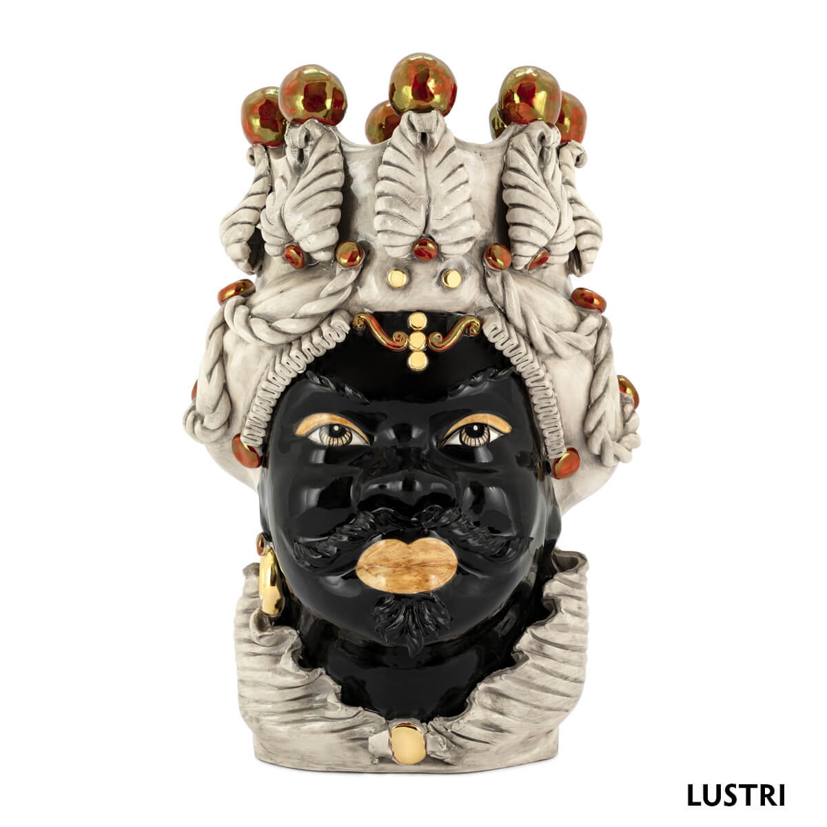 200655,4 ABHIKA ВАЗА МУЖСКАЯ МОРО БОЛЬШАЯ RED 200655.4 - Вид №6