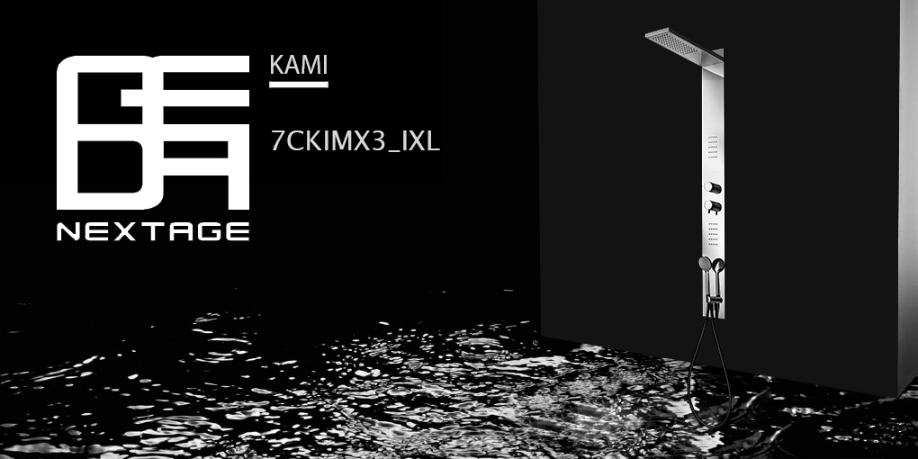 Душевая колонна 7CKIMX3 Geda Nextage Kami с гидромассажем - Вид №1