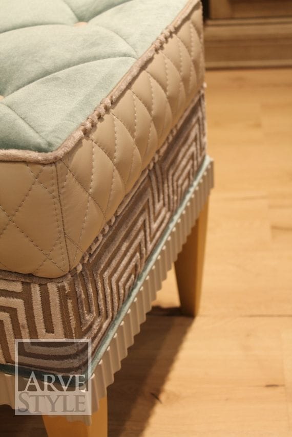 Квадратный пуф из ткани Arvestyle ARCH-00060916 - Вид №3