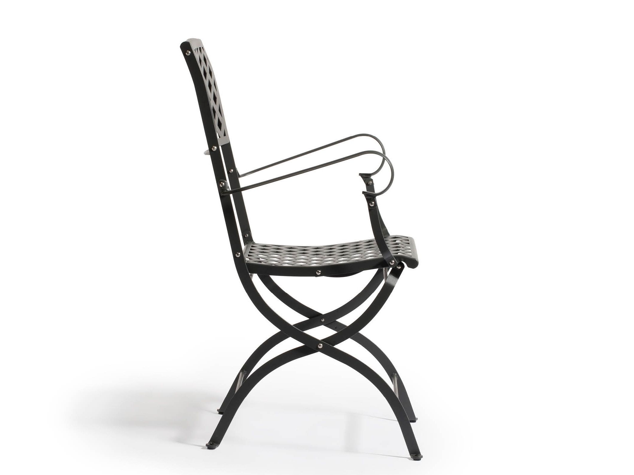 Металлический складной садовый стул Vermobil Springtime ARCH-00152711 - Вид №3