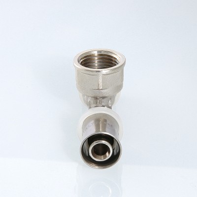 VTm.232.N.200420 Пресс-фитинг – тройник с переходом на внутреннюю резьбу Valtec 20 мм х 1/2" х 20 мм  - Вид №2