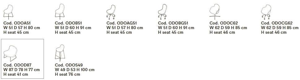 Tacchini Санный стул Doodle sun-id-1485944 - Вид №3