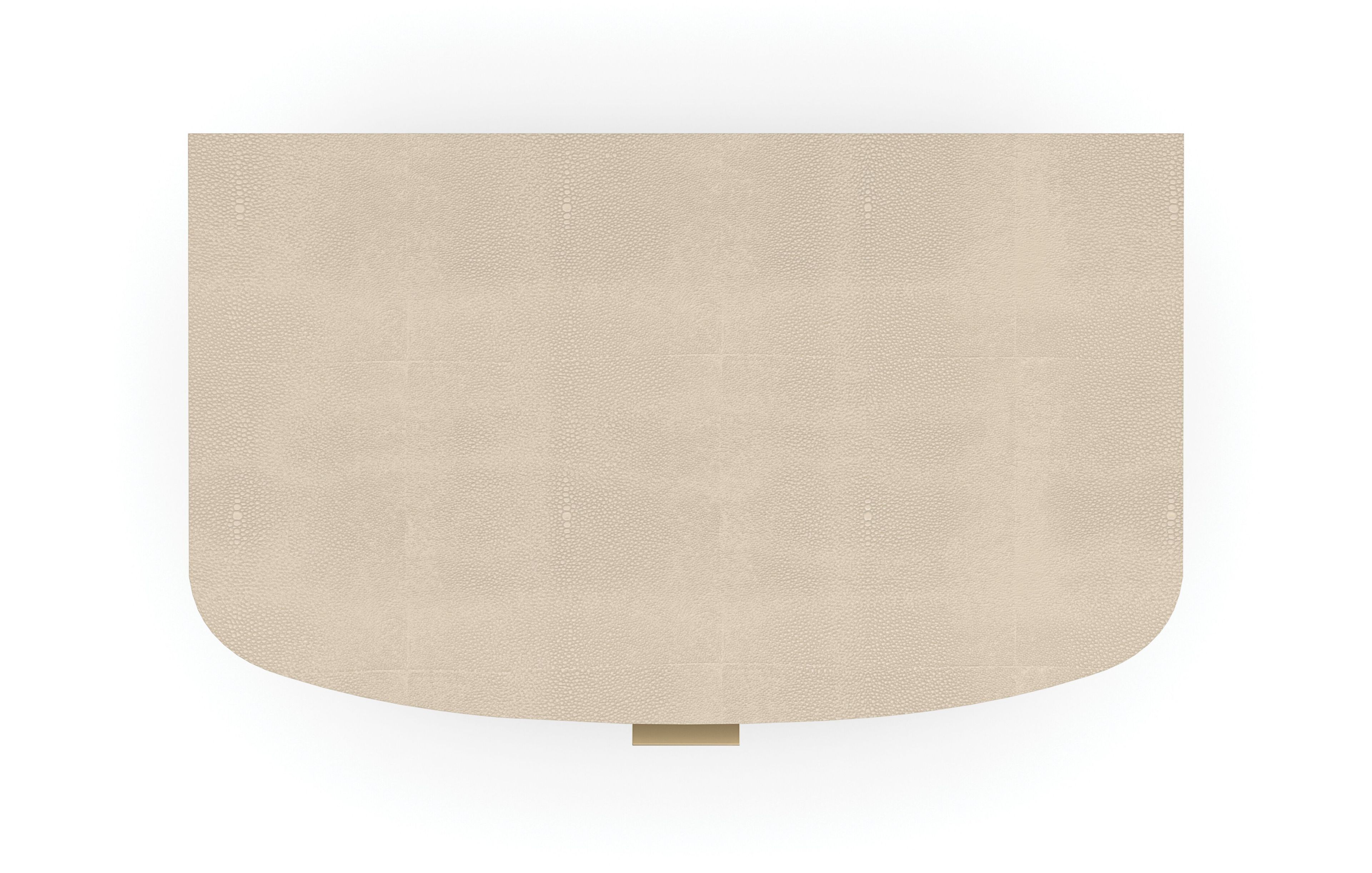 Прикроватная тумбочка из искусственной кожи с ящиками Caracole Simply Perfect ARCH-00116902 - Вид №4