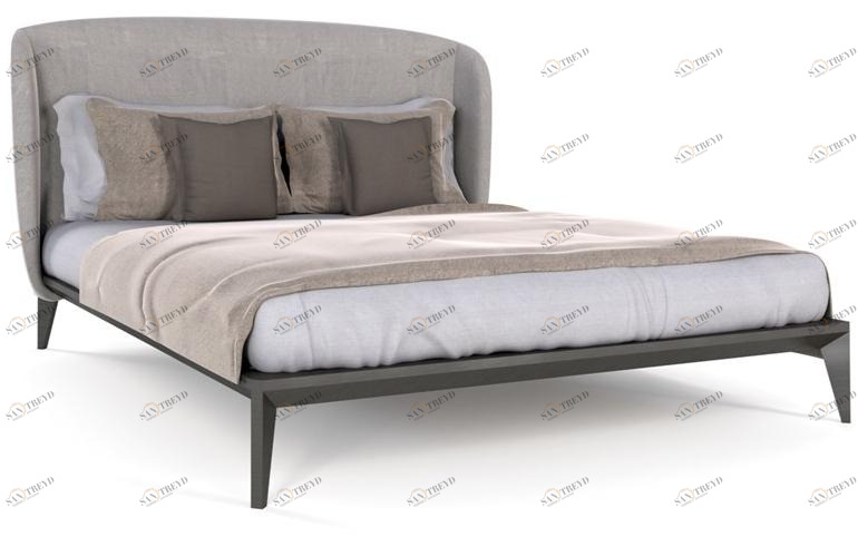 Jetclass Двуспальная кровать с мягким изголовьем Loft Jlf101.16, jlf101.18, jlf101.20