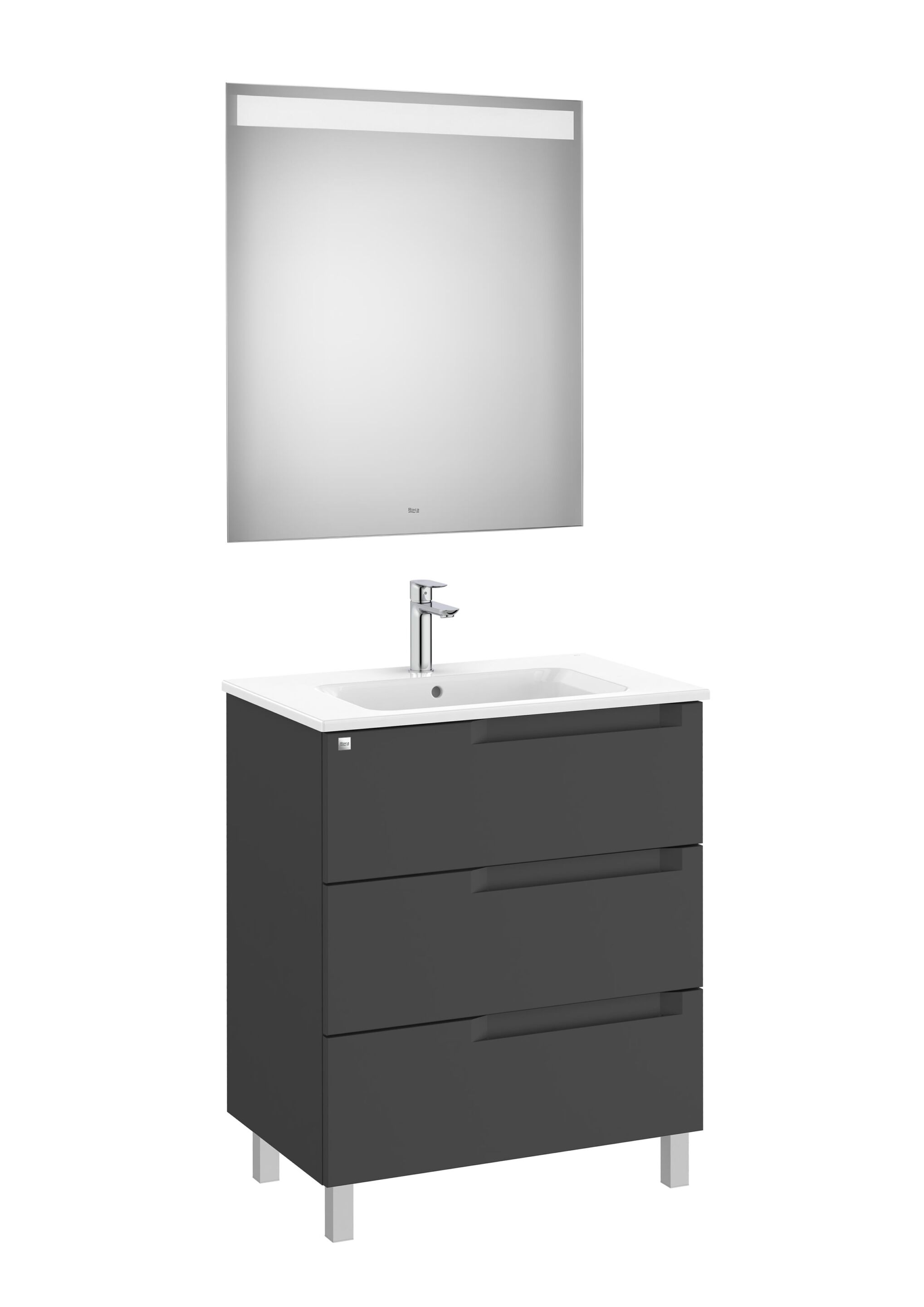 Деревянный напольный умывальник с зеркалом Roca Aleyda ARCH-00106137 - Вид №5