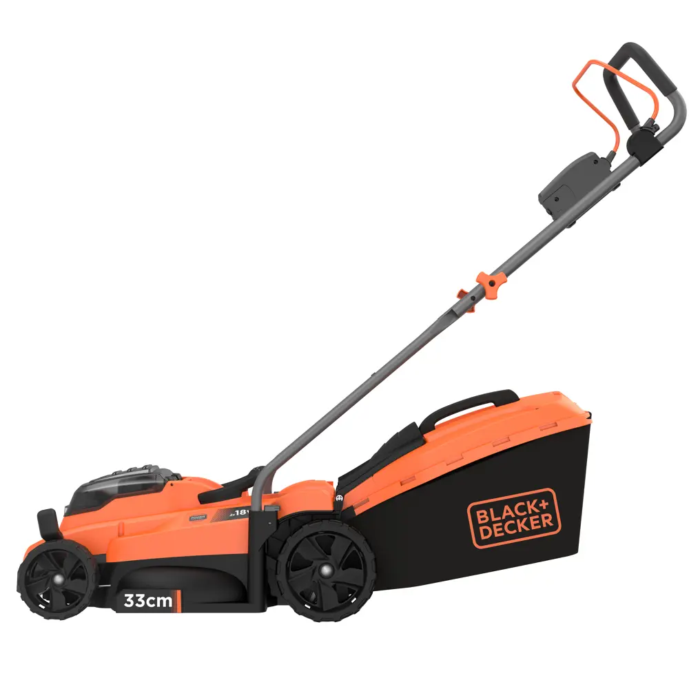 Газонокосилка аккумуляторная Black Decker 36 В 33 см 2x2.5 Ач АКБ и ЗУ входит в комплект BLACK + DECKER STLM-2076358 - Вид №2