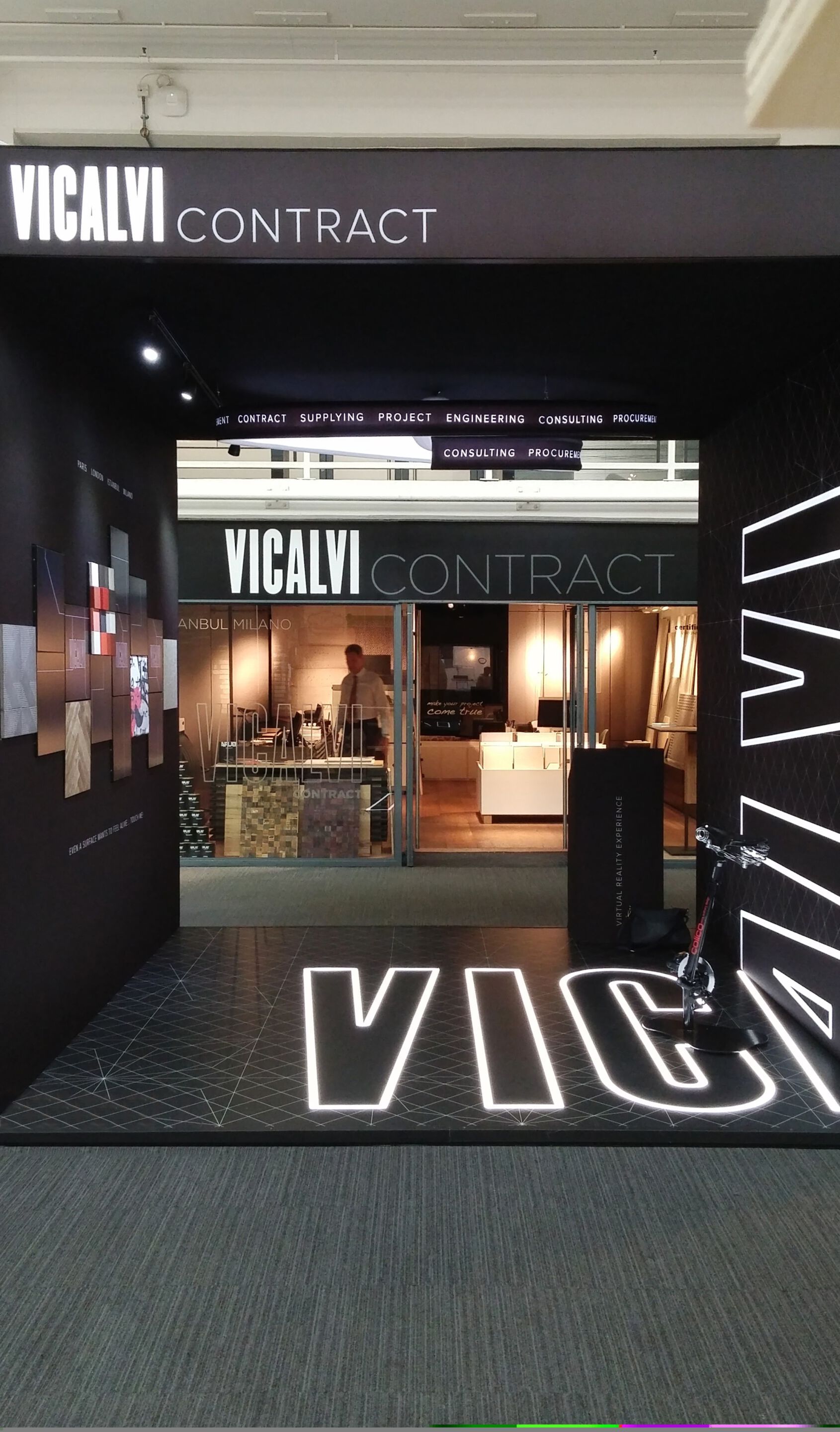 Алюминиевые и тканевые конструкции для отделки от temporary store ABS Group ARCH-00069380 - Вид №1