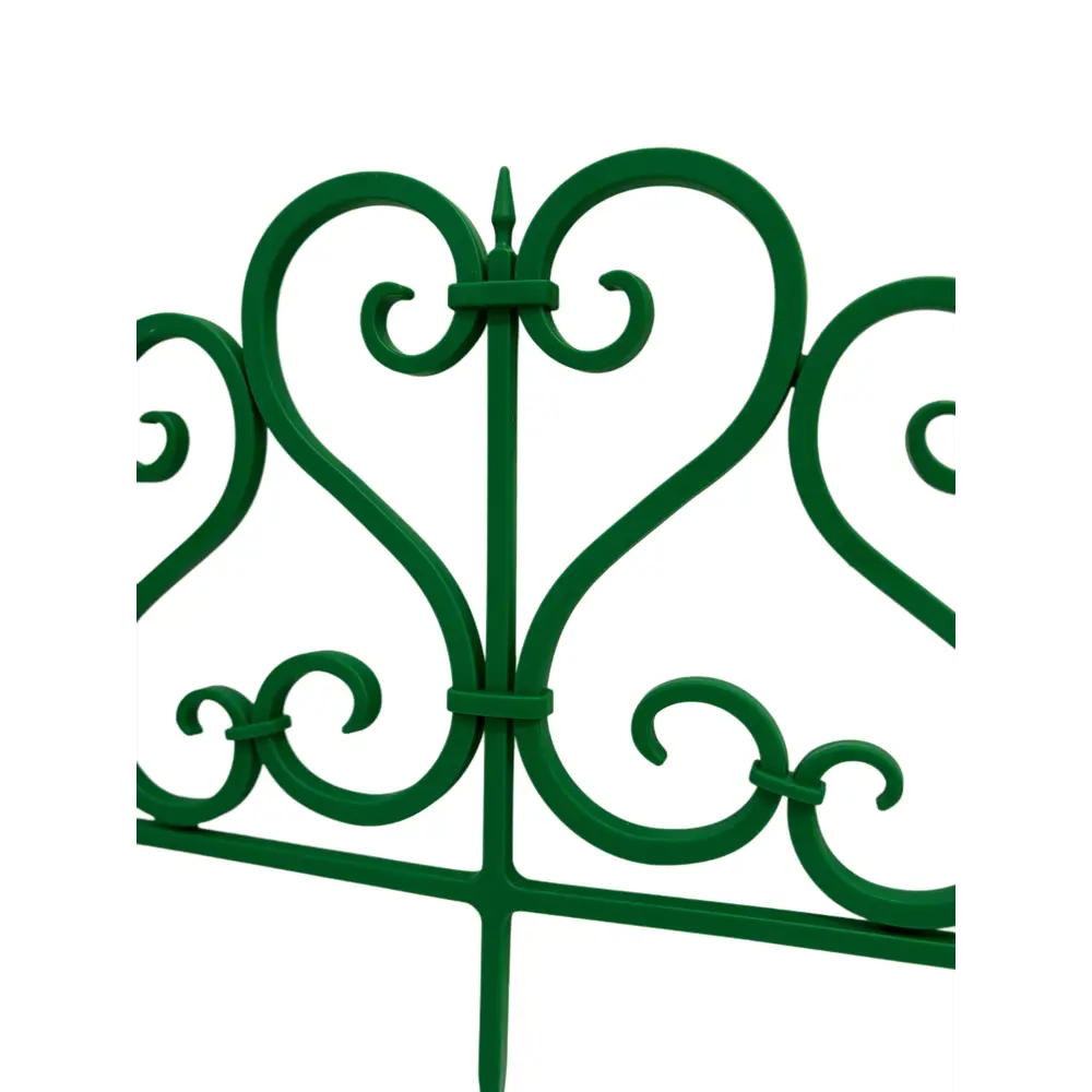 Заборчик декоративный «Ажурное» 47.5x31.5 см цвет темно-зеленый 4 шт Santreyd STLM-2077528 - Вид №1