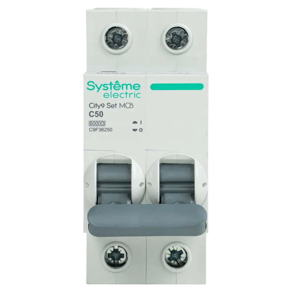 Автоматический выключатель Systeme Electric City9 Set C9F36250 2P С50 А 6 кА STLM-2185310 - Вид №3