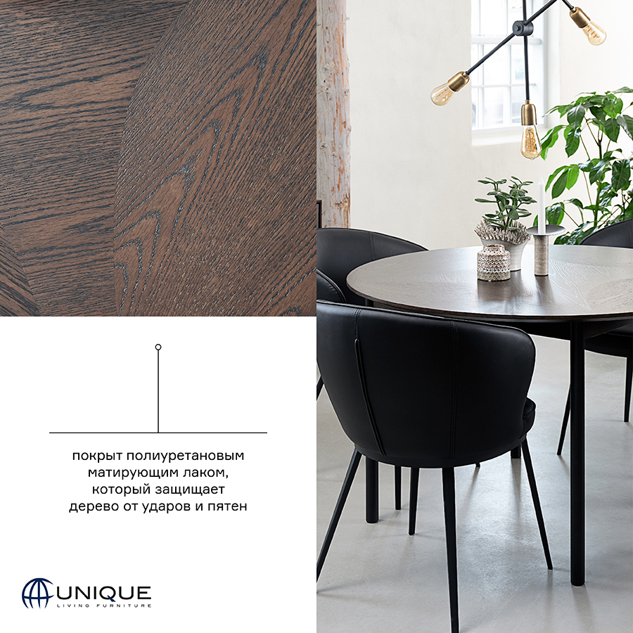 43603180 Стол круглый , latina, 120х75 см Unique Furniture  - Вид №6