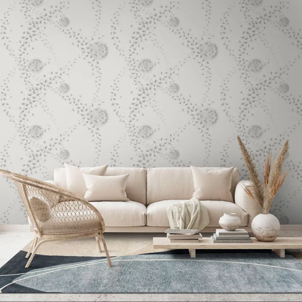 Wallsecret Air - Флизелиновые обои серые с виниловым покрытием 89389724 STLM-1576180 - Вид №4