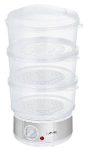 9058608 Пароварка Lumme LU-FS1408A белый