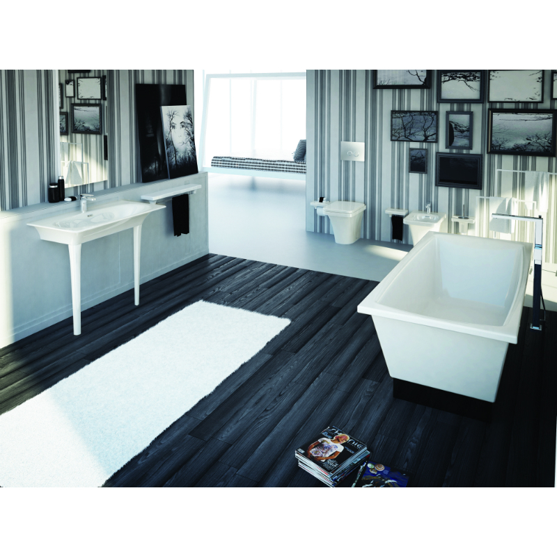 43330 Встроенная раковина под столешницу овальная Ceramica Hidra FLAT - Вид №3