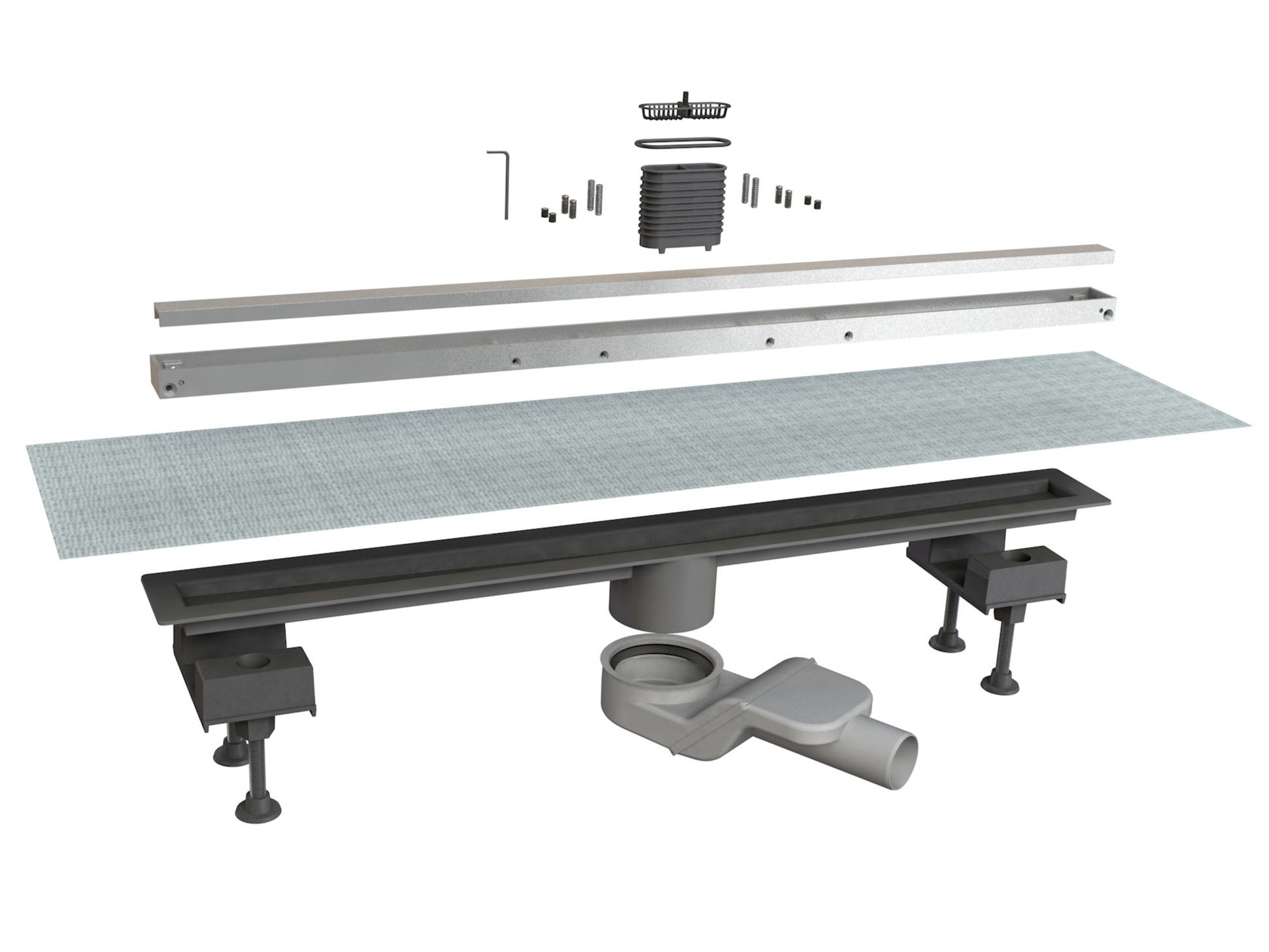 Алюминиевый слив для душа Bonomini Canalissima ARCH-00097162