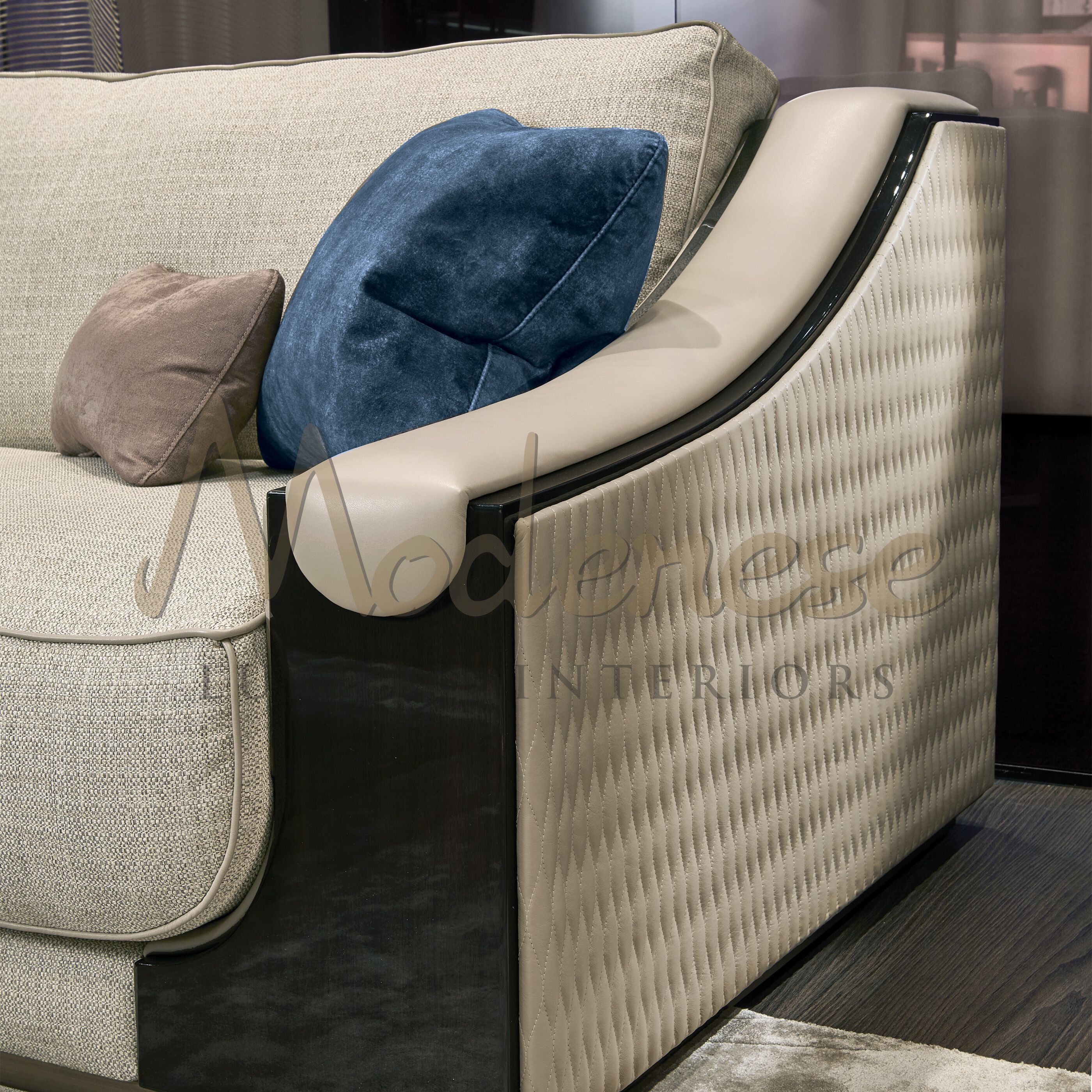 4-местный тканевый диван Modenese Luxury Interiors ZEN LOUNGE ARCH-00018542 - Вид №4