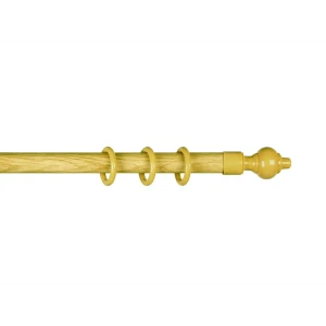 Карниз настенный DOMLEGRAND Кантри однорядный 240 см цвет ясный дуб 89431395