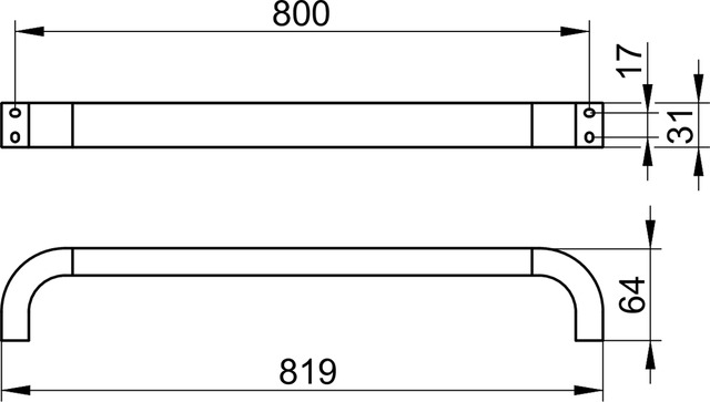 30001010600 Полотенцедержатель KEUCO Edition 300 - Вид №3
