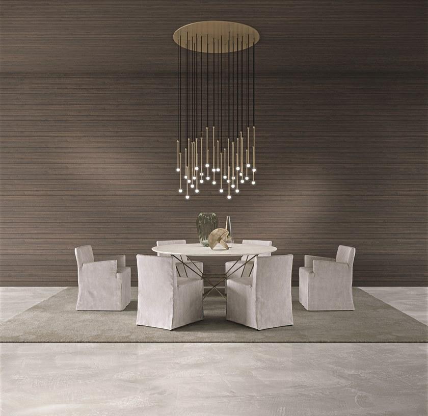 Frigerio Salotti Круглый стол из керамогранита Ray sun-id-1478748 - Вид №1