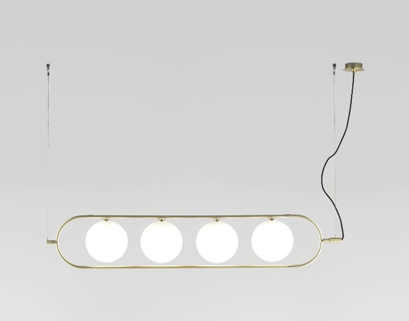 065917 Подвесной светильник латунь 4L Aromas del Campo Abbacus  - Вид №1