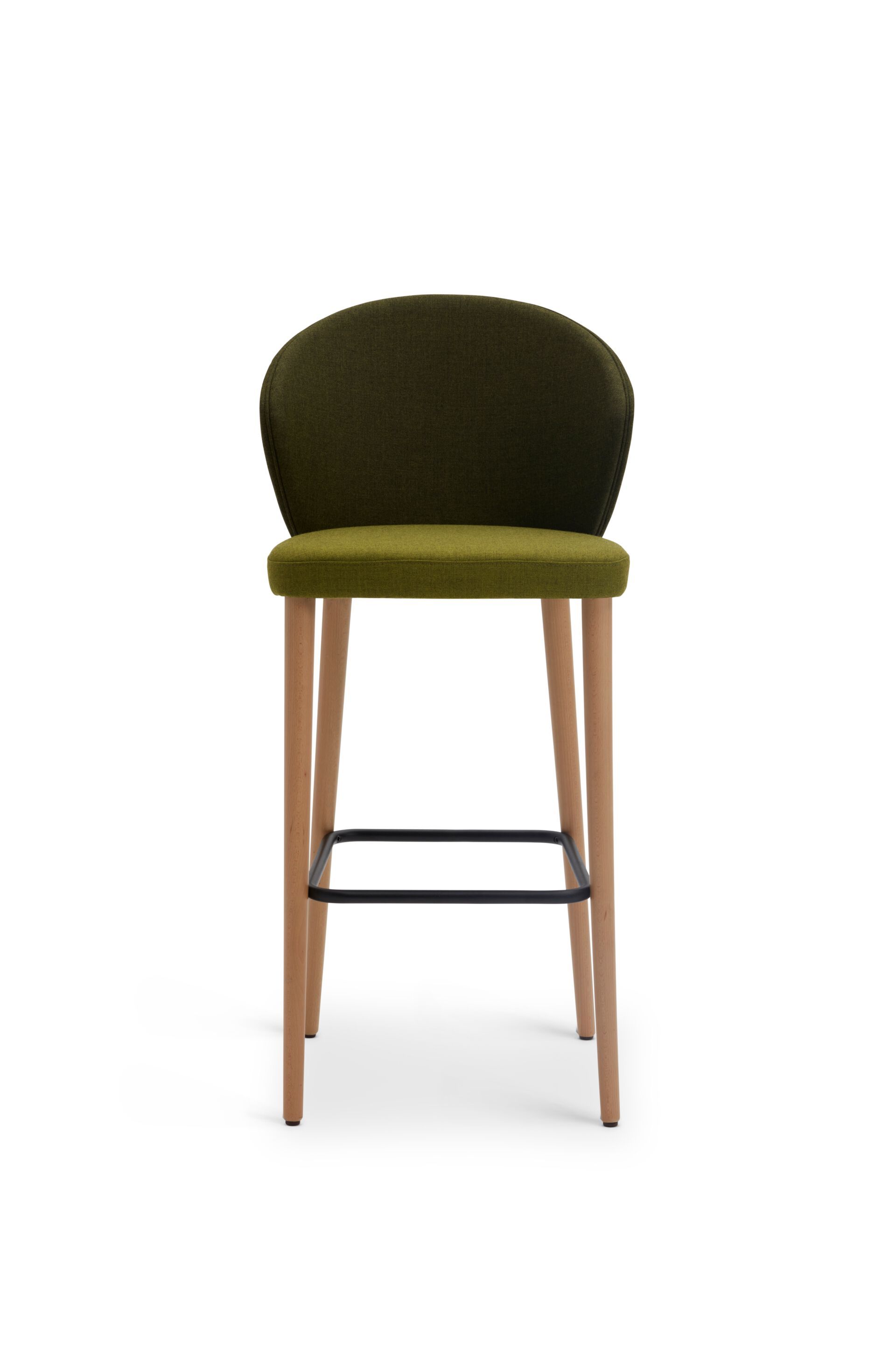 Высокий стул с тканевой подкладкой со спинкой Origins 1971 Meggie ARCH-00110587 - Вид №7