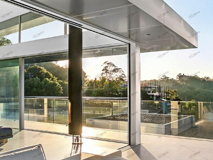 Agostinigroup Алюминиевая раздвижная дверь с термическим разделением Minimal frames sun-id-1376307