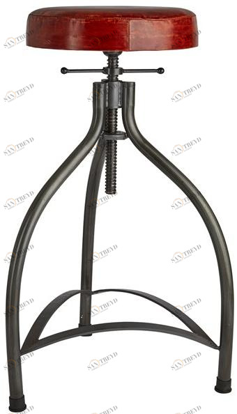 Industville Регулируемый по высоте стул из железа и кожи  St-c-l 