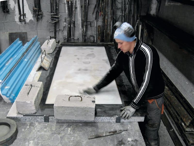 Прямоугольный бетонный стол Kristalia затирка ARCH-00104754 - Вид №20