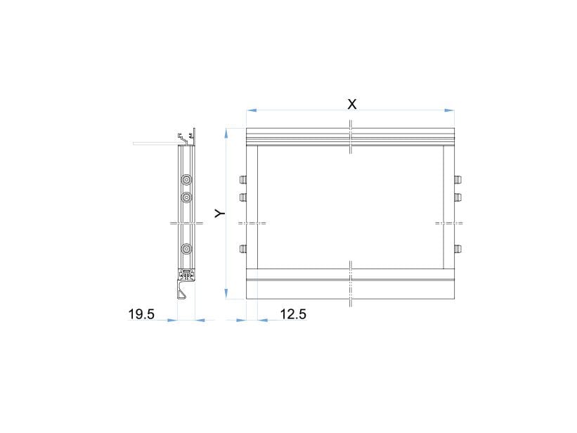 Рама для слива посуды без освещения Metalarredo ADEL ARCH-00151722 - Вид №2