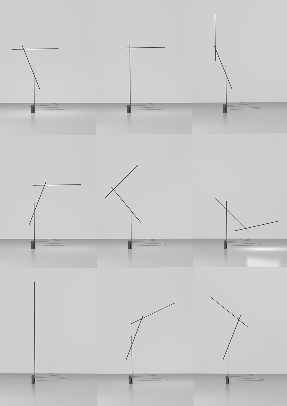 Алюминиевый светодиодный торшер NEMO FLAMINGO ARCH-00069948 - Вид №2