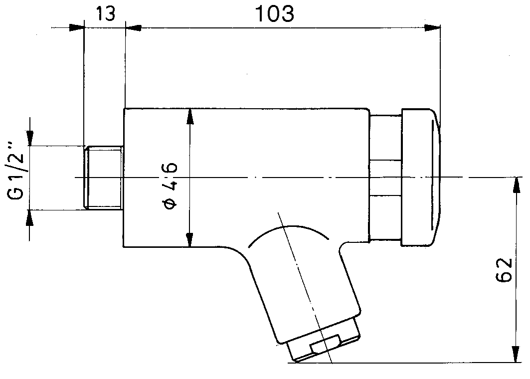 Benkiser Самозакрывающийся кран 179-21-35 