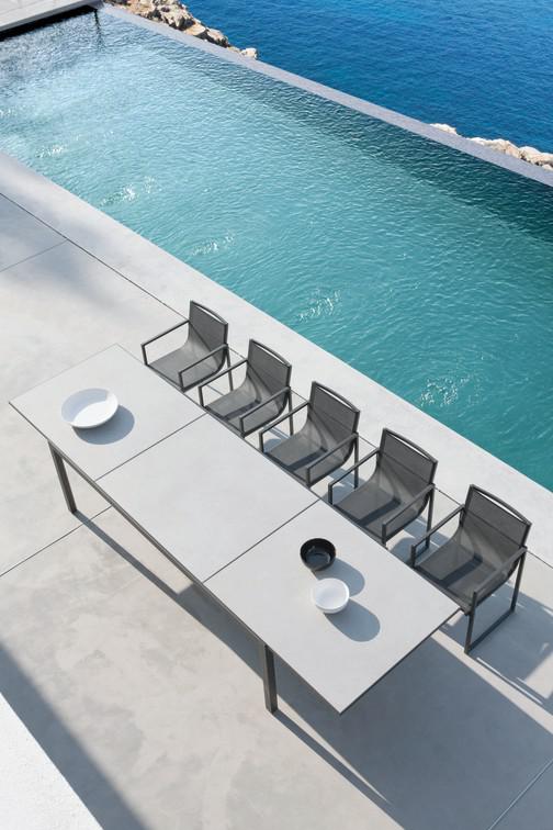 MNST1164 Обеденный стол pa lava 360см x 100см Manutti Luna - Вид №1