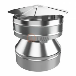 Зонт-дефлектор LAVA 130/200, нерж. 439 (0,5)