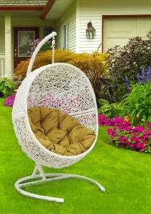Кресло подвесное Lunar White ЭКО ДИЗАЙН FLYINGRATTAN 129635 Белый