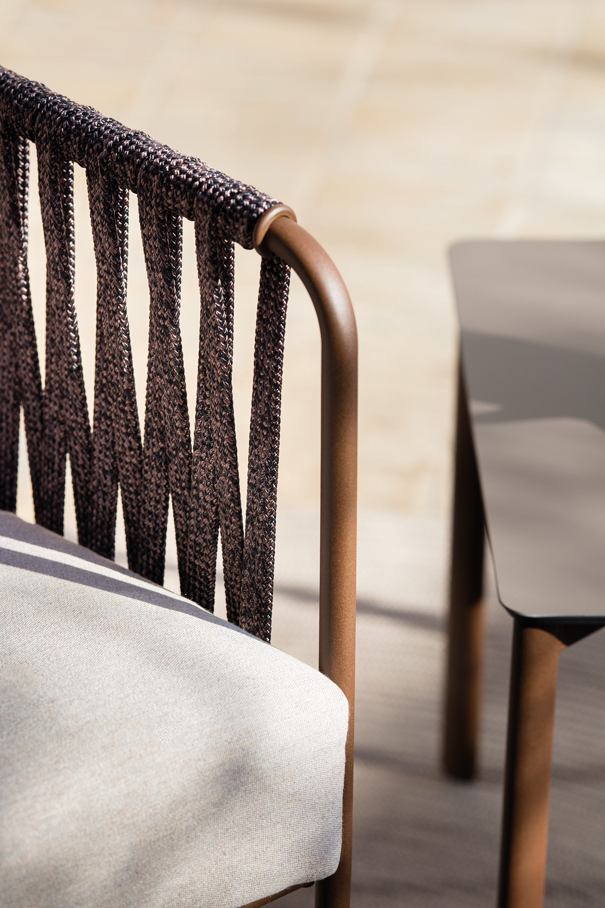 Ткань сад стул с подлокотниками EXPORMIM гнездо ARCH-00103021 - Вид №1