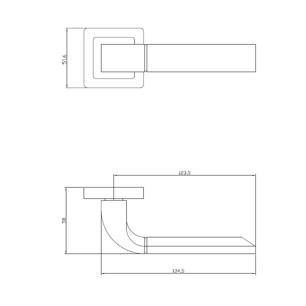 Дверные ручки Edson Graphite - элегантное решение для межкомнатных дверей 85169353 STLM-0059369 - Вид №4