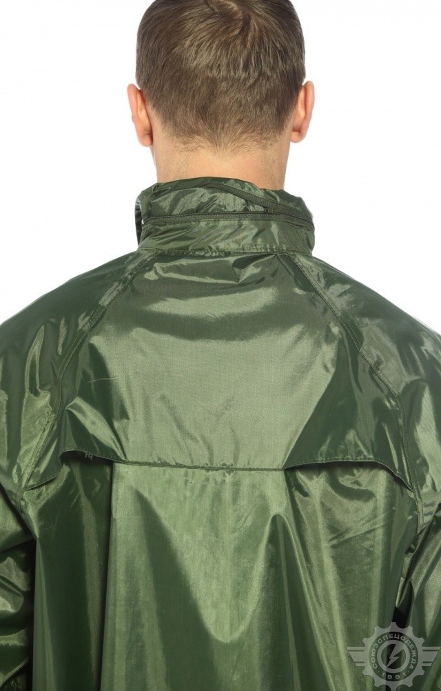 5042905 Плащ Альбатрос влагозащитный ЛАЙТ М РАСПРОДАЖА зеленый  Непромокаемая спецодежда  размер L  - Вид №4