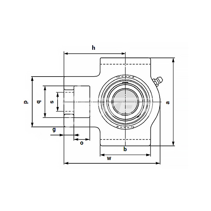 IS1878 Подшипниковый узел UCT209 ISKRA  - Вид №1