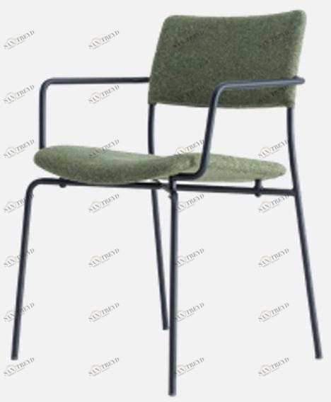 Grado Design Стул из ткани с подлокотниками и стальной основой Stilo Stl-ch-02