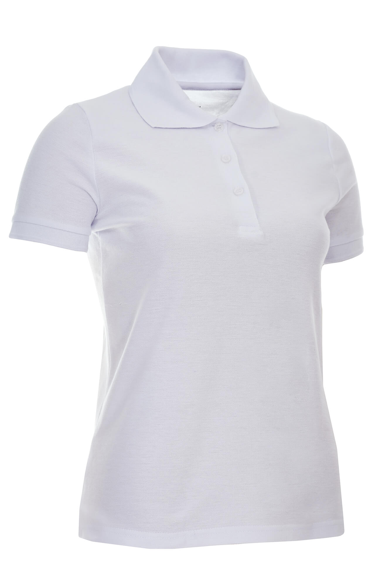 62162 Тенниска-поло женская белая LUXE  Одежда для салонов красоты  размер XXL  - Вид №2