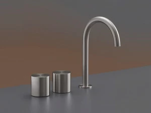 Ceadesign Смеситель для умывальника из нержавеющей стали с 3 отверстиями и регулируемым изливом Opus Ops 13