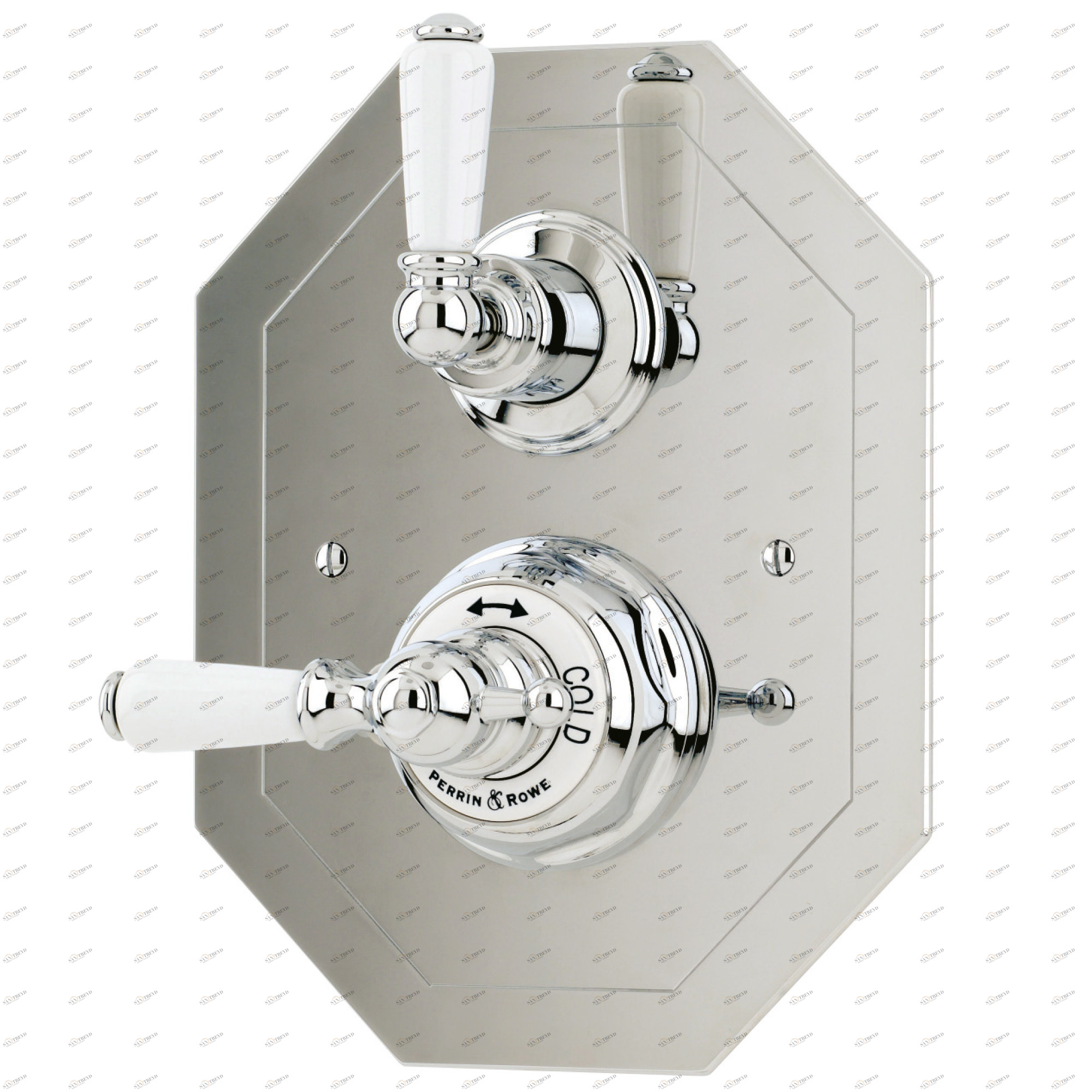 Traditional bathrooms Смеситель для душа с термостатом, фарфоровый рычаг РЫЧАГ Pr5555/nk 