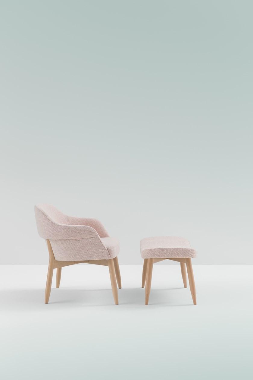 Billiani Кресло из ткани с подлокотниками Spy 651 - Вид №1