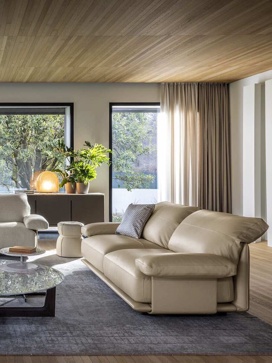 Кожаный модульный диван Poltrona Frau коллекция - диваны и кресла ARCH-00076677 - Вид №3