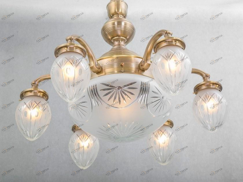 Patinas Lighting Люстра из латуни ручной работы Bratislava sun-id-1454919