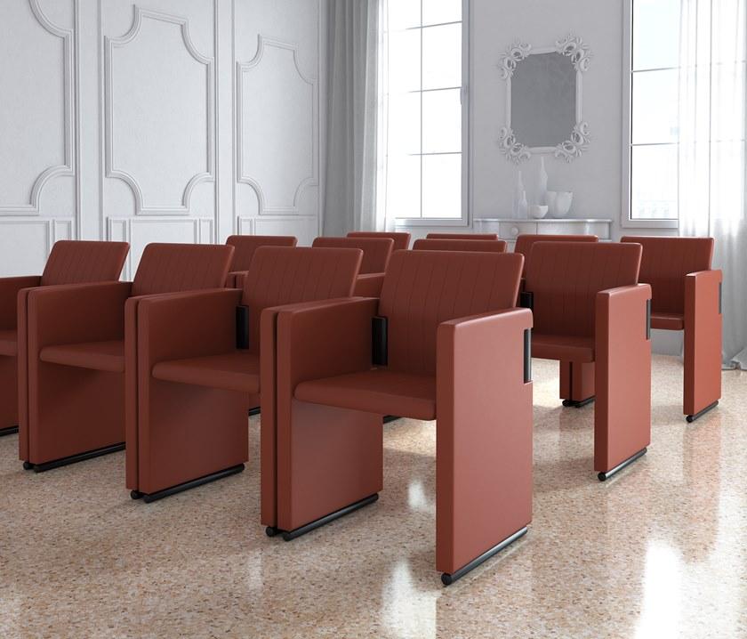 ESTEL GROUP Складное кресло для конференций из кожи sun-id-1405600 - Вид №1