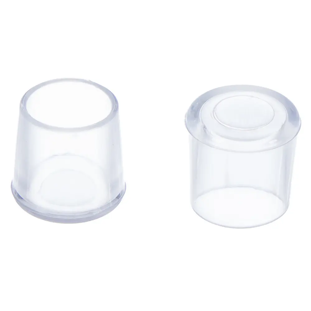 Насадки Standers 14 мм круглые пластик цвет прозрачный  4 шт STLM-2172391