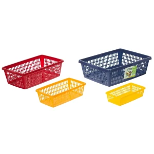 Корзина для хранения Велетта С720 пластик разноцветный 4 шт