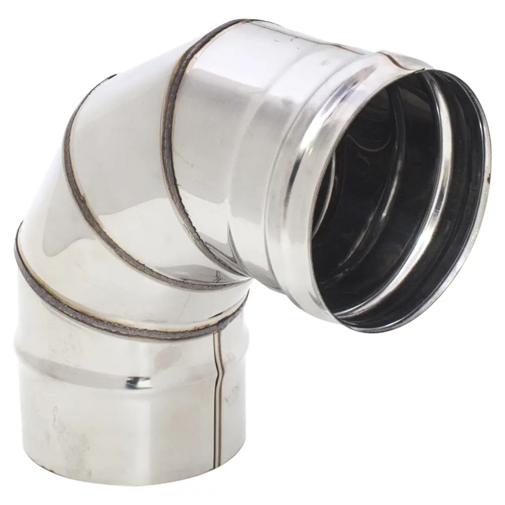 Отвод для дымохода Коракс D135 220x135 мм нержавеющая сталь 0.5 мм STLM-2148936 - Вид №1